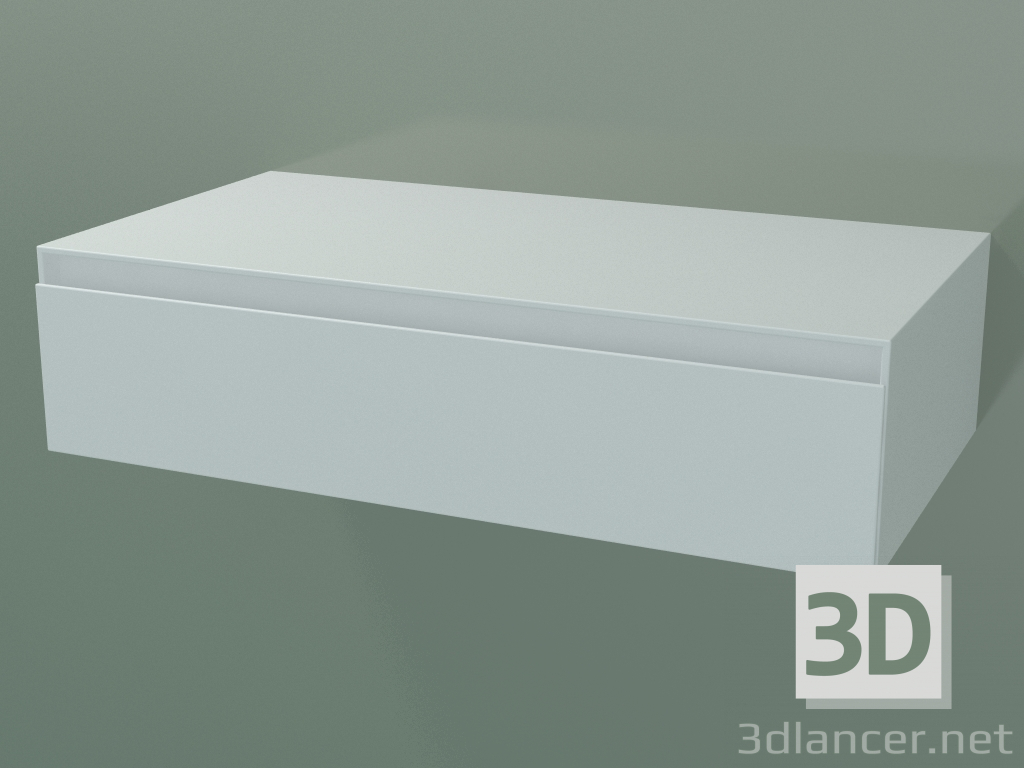 3D Modell Schublade (L 96, P 50, H 24 cm) - Vorschau
