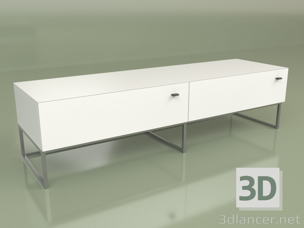 3D modeli Stand TV Lf 220 (Beyaz) - önizleme