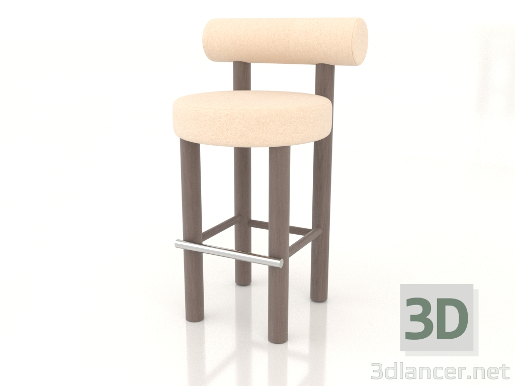modèle 3D Chaise de bar Gropius CS2 - preview