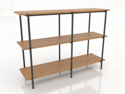 Étagère 3 1200X350X860 mm (chêne naturel)