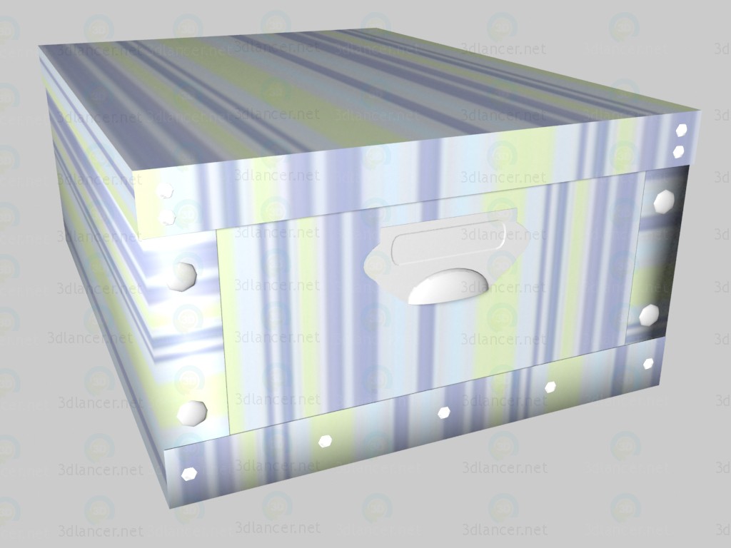 3d model Caja del arco iris (medio) - vista previa