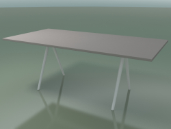 Стол прямоугольный 5411 (H 74 - 99x200 cm, laminate Fenix F04, V12)