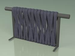 Backrest of sofa module 211 (Metal Smoke, Gray-Blue Belt)