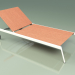 modèle 3D Chaise longue 007 (Métal Lait, Batyline Orange) - preview