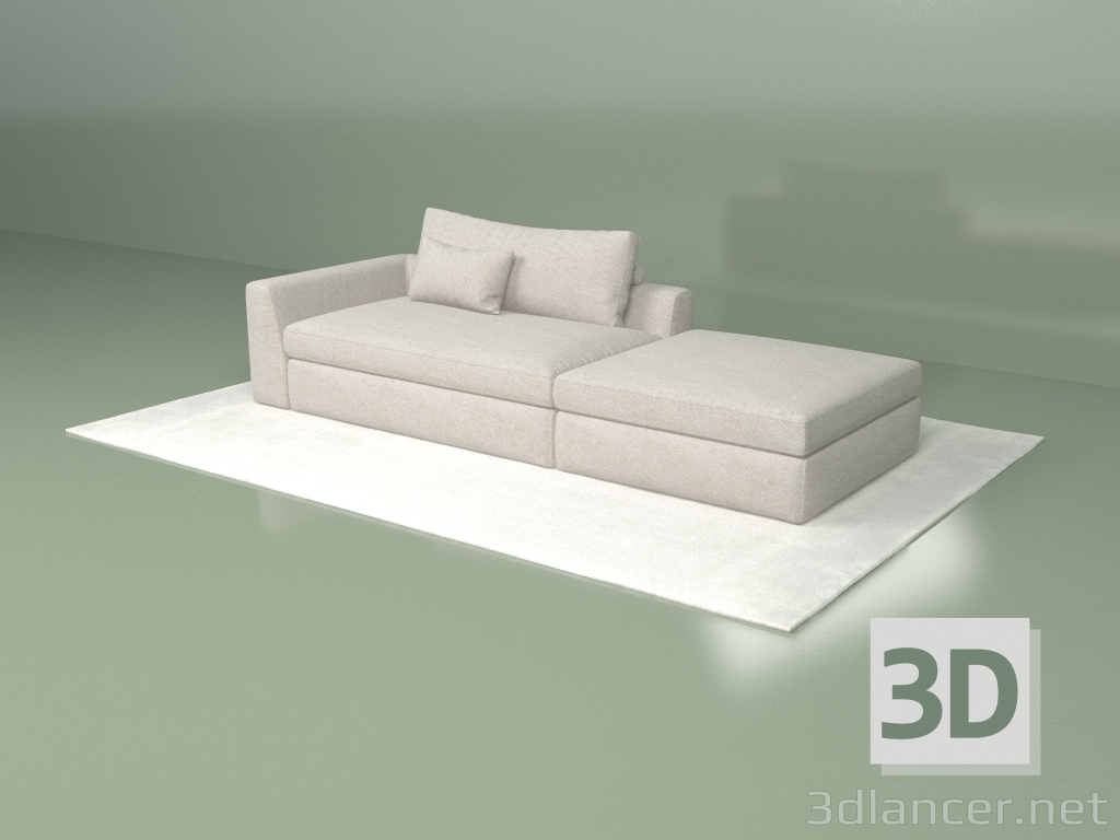 3D Modell Sofaplatz D - Vorschau
