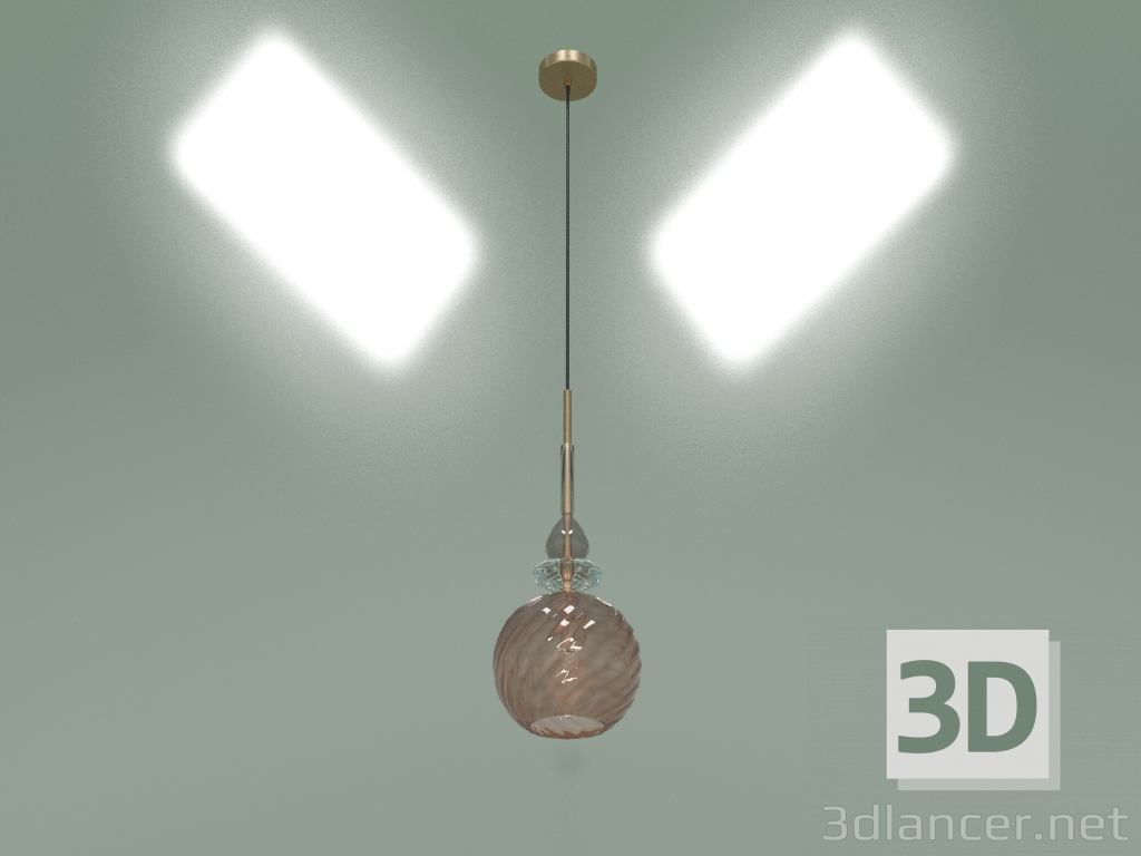 modello 3D Lampada a sospensione Dream 50192-1 (rosa) - anteprima