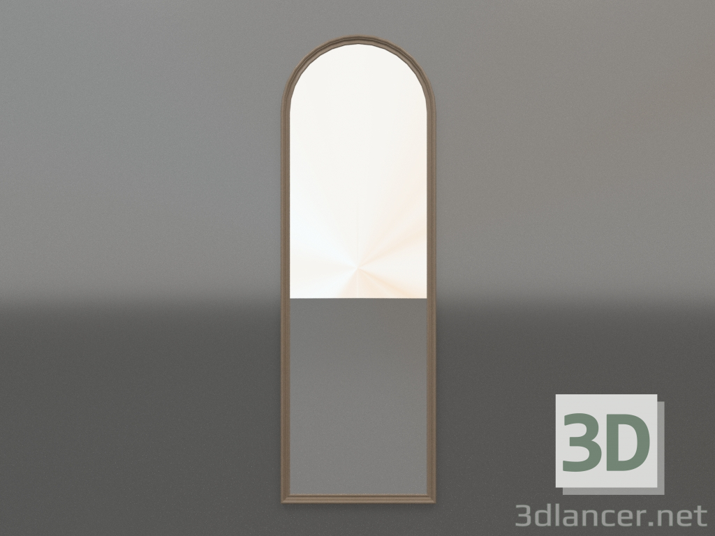 3d model Mirror ZL 23 (500x1500, wood grey) - preview