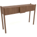 modèle 3D Table console KT 02 (poignée sans arrondi, 1200x300x800, bois brun clair) - preview