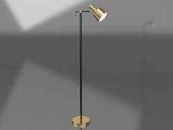 Lámpara de pie Orpheus negro, cobre (07025)