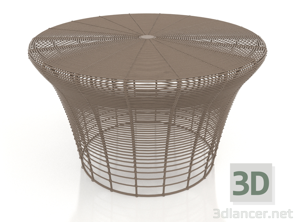 3d model Low stool (Bronze) - preview