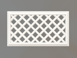 Gypsum ventilation grills VR 005 (129x229x12)