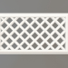 3d model Gypsum ventilation grills VR 005 (129x229x12) - preview