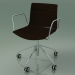 3d model Chair 0291 (5 wheels, with armrests, without upholstery, wenge) - preview