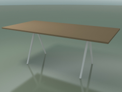 Rectangular table 5411 (H 74 - 99x200 cm, laminate Fenix F05, V12)