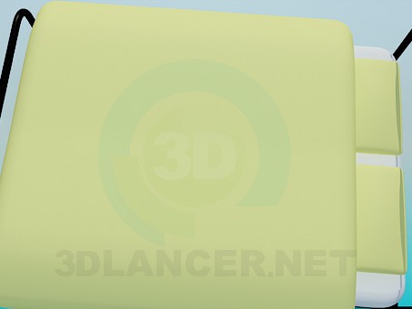 3d model Metal bed - preview 3d model Metal bed - preview