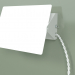 3D modeli Duvar lambası Pivotant (beyaz) - önizleme