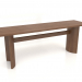 3 डी मॉडल डाइनिंग टेबल डीटी 05 (2200x600x750, लकड़ी की भूरी रोशनी) - पूर्वावलोकन