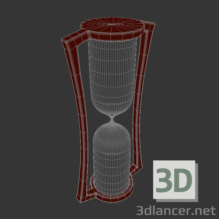 3D Modell Sanduhr - Vorschau