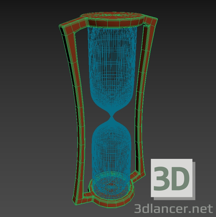modello 3D Corpo a clessidra - anteprima