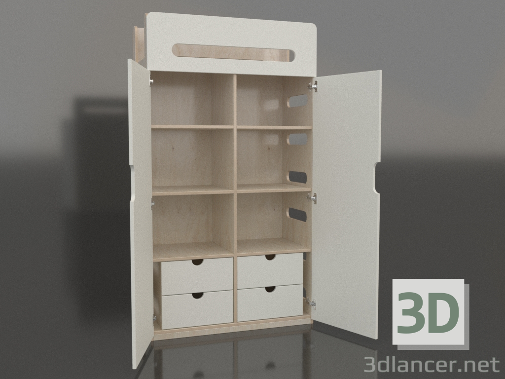 3d model Open wardrobe MOVE WF (WWMWF1) - preview