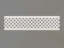 Grilles de ventilation en plâtre VR 006 (129x509x12)