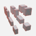 3d Old dirty bricks collection model buy - render