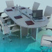 3d model The table in the conference room - preview