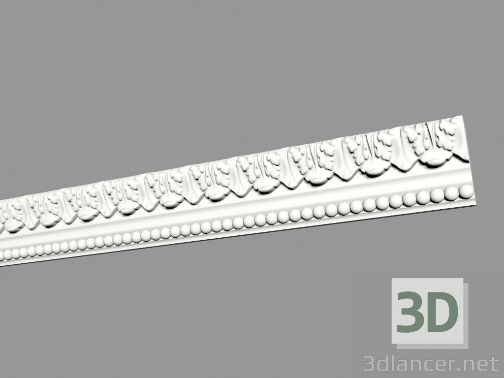 modello 3D Grondaia modellata (КФ87) - anteprima