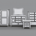 3d Dressers and cabinet Prentice model buy - render