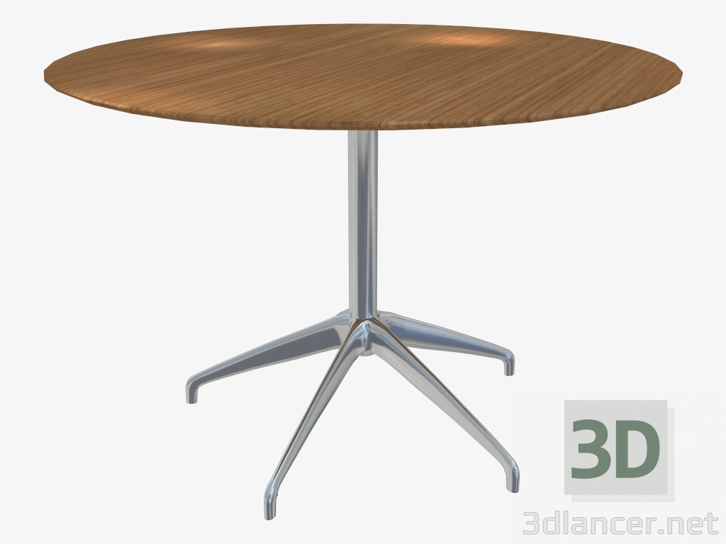 3d model Coffee table (oak 80x55) - preview