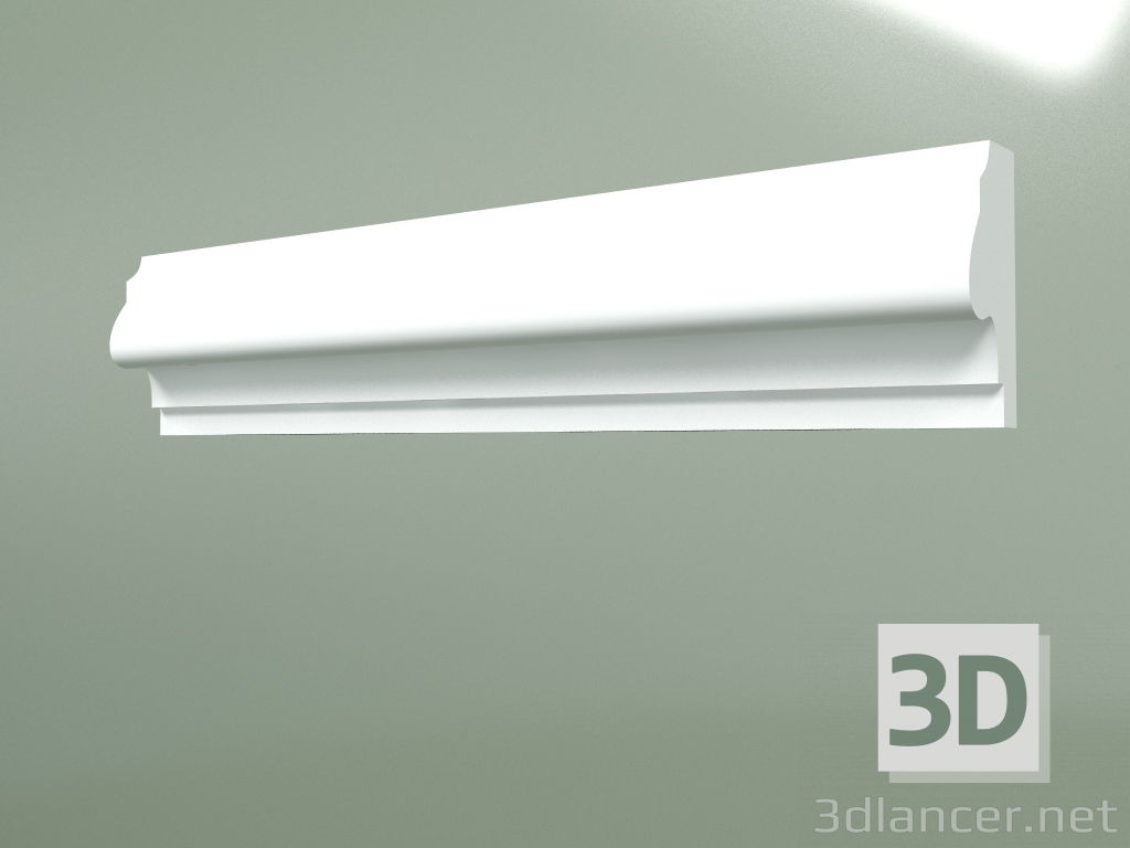 modello 3D Modanatura in gesso MT209 - anteprima