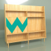 3d model Wall Woo Wall (turquoise) - preview