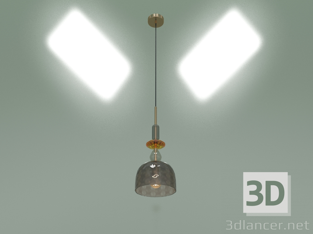 3d модель Підвісний світильник Dream 50193-1 (димчастий) – превью