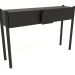 modèle 3D Table console KT 02 (1200x300x800, bois noir) - preview
