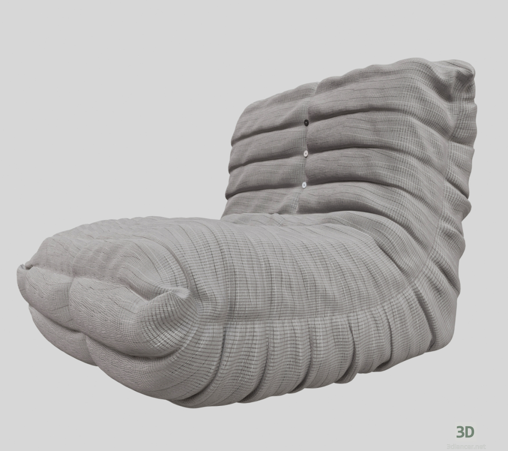 modèle 3D de Fauteuil TOGO TOGO de Ligne Roset acheter - rendu