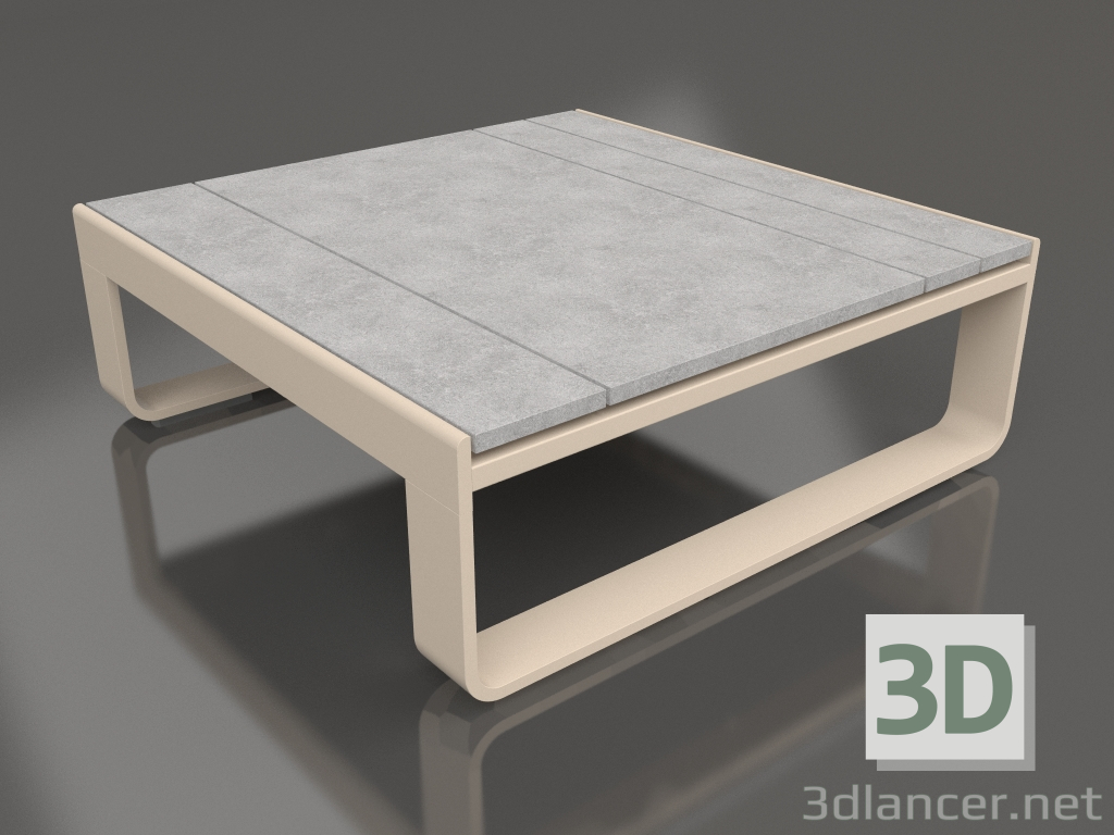 modello 3D Tavolino 70 (DEKTON Kreta, Sabbia) - anteprima