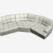 3d model Sofa modular angular Z154 - preview