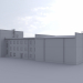 3d Multifunctional building (medical block). n. project model buy - render