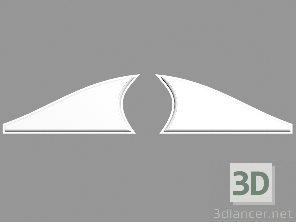 modello 3D Framing D582 - anteprima