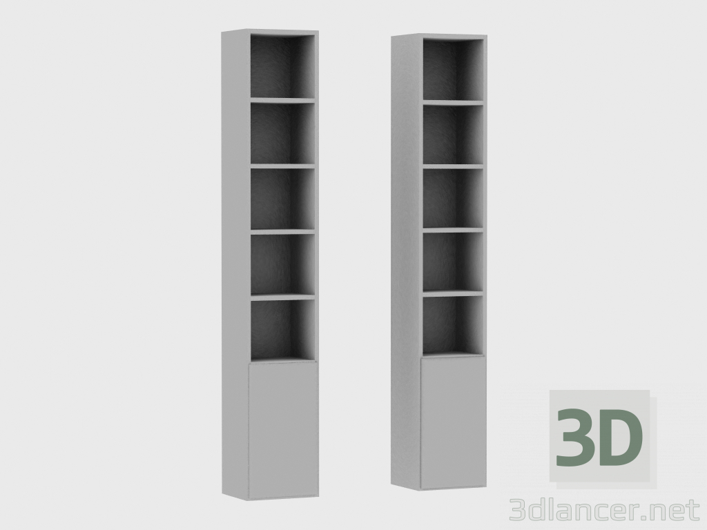 modèle 3D Eléments du système modulaire IANUS MIDDLE WITH BACK (M268) - preview