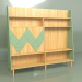 3d model Wall Woo Wall painted (kale) - preview