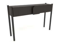 Console table KT 02 (1200x300x800, wood brown dark)