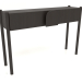 modèle 3D Table console KT 02 (1200x300x800, bois brun foncé) - preview