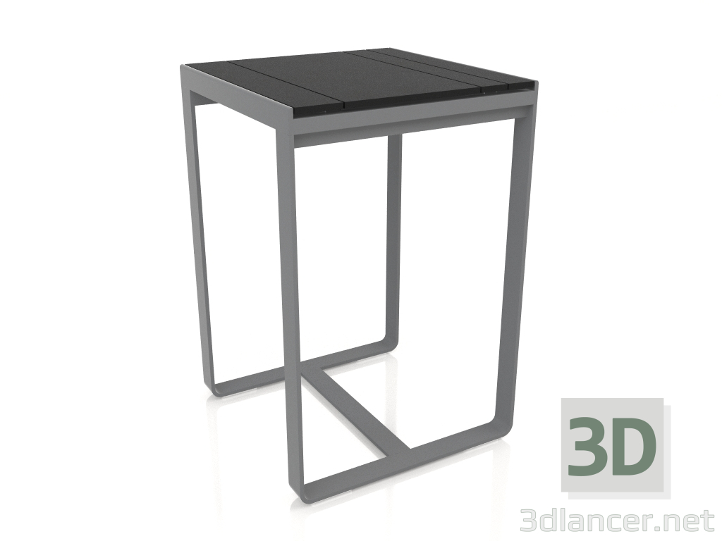 3d model Bar table 70 (DEKTON Domoos, Anthracite) - preview