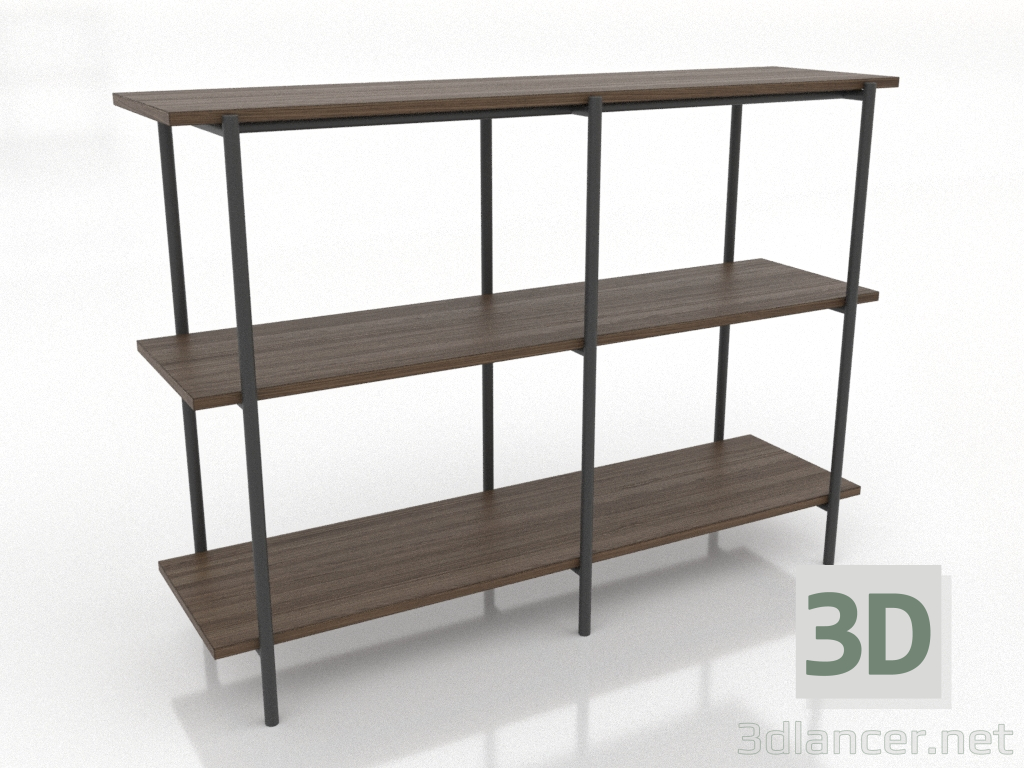 3d model Shelf 3 1200X350X860 mm (lightened ash walnut) - preview