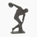 3d model Sculpture of bronze Discobolus - preview