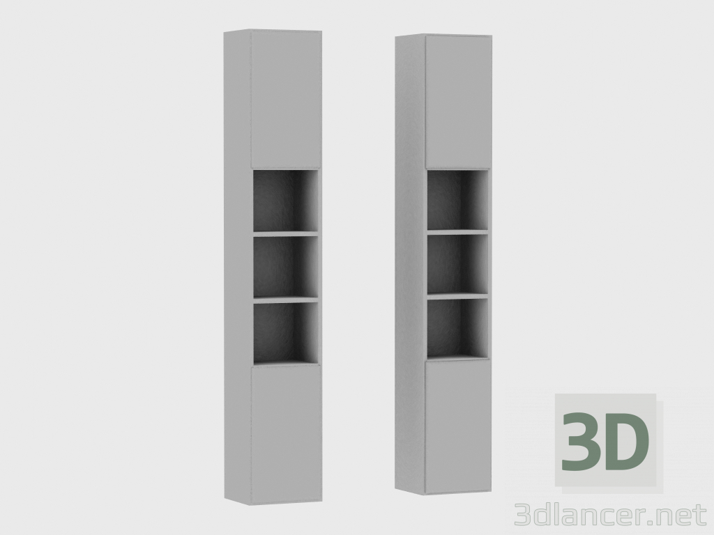 modèle 3D Eléments du système modulaire IANUS MIDDLE WITH BACK (N268) - preview