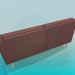 3D modeli Yüksek teknoloji tarzı kanepe - önizleme