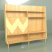 3d model Wall Woo Wall painted (yellow ocher) - preview