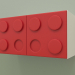 Modelo 3d Prateleira de parede horizontal infantil (pimentão) - preview